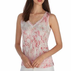 WHBM sleeveless v-neck blouse